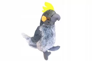 Beppe Maskotka Pluszowa Papuga Nimfa Szara Z Dźwiękiem 20cm 13740 $ - Maskotki i pluszaki - miniaturka - grafika 1