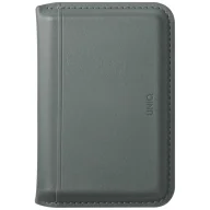 Portfele - Portfel magnetyczny RFID UNIQ Lyden DS ze stojakiem na telefon - zielony - miniaturka - grafika 1
