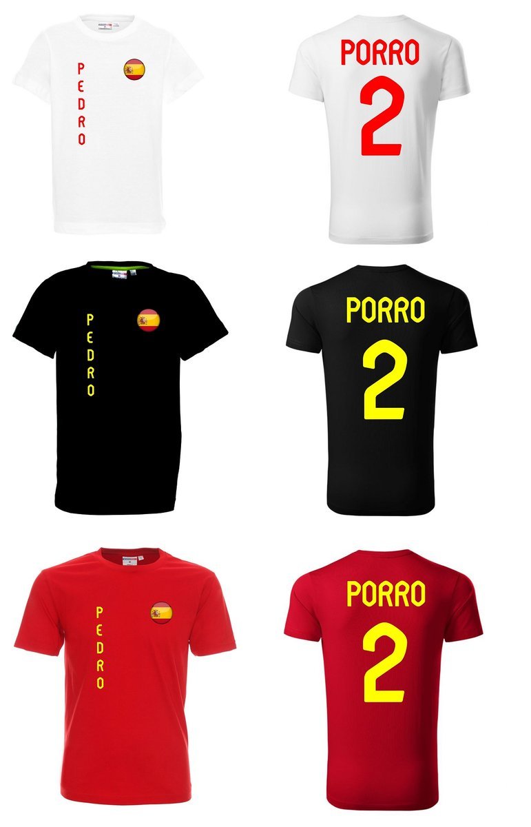 EURO 2024 Koszulka HISZPANIA PEDRO PORRO 2 jr