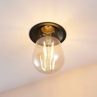 Oprawy, klosze i abażury - Lampa do zabudowy LED Molto Luce Willi 68R, czarny, aluminium, E27 - miniaturka - grafika 1