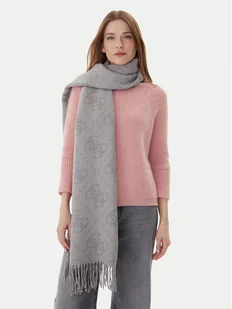 Guess Szalik AW5217 VIS03 Szary - Apaszki i szaliki damskie - miniaturka - grafika 1