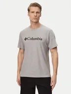 Koszulki męskie - Columbia T-Shirt Basic Logo™ 2155001 Szary jasny Regular Fit - miniaturka - grafika 1