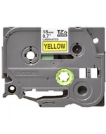 Taśmy do drukarek barwiące - Taśma Brother 18mm BLACK ON YELLOW - miniaturka - grafika 1
