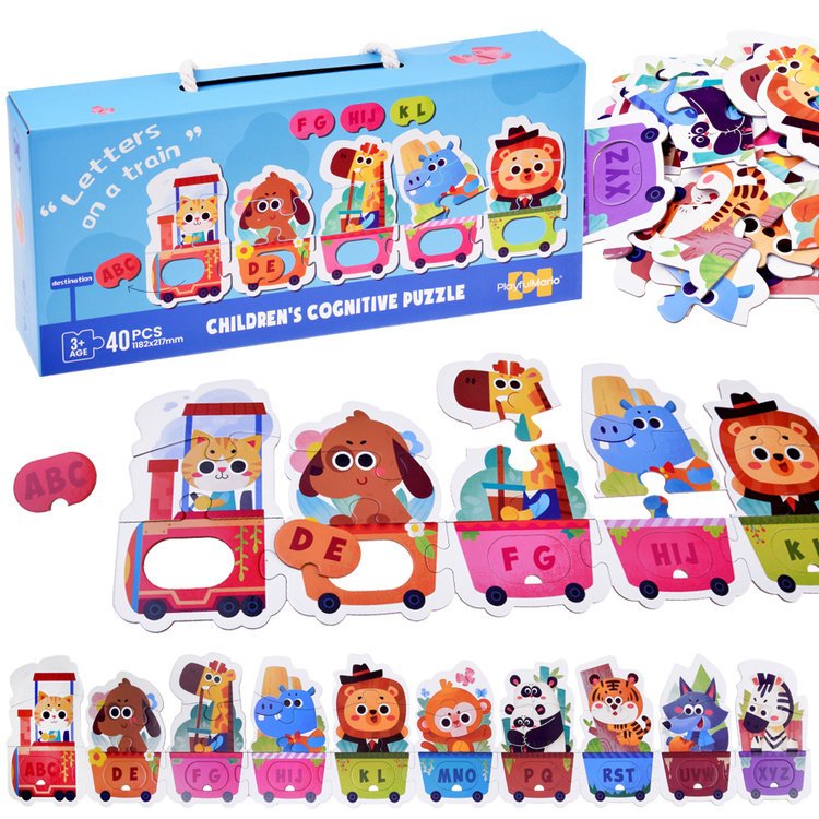 DLA DZIECI PUZZLE EDUKACYJNE ZE ZWIERZĄTKAMI