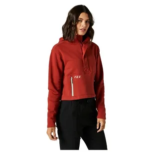 BLUZA Z KAPTUREM NA ZAMEK FOX LADY CALIBRATED - Bluzy damskie - miniaturka - grafika 1