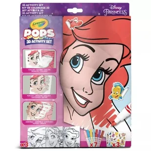Crayola POPs: 3D kolorowanki - Księżniczki Disney - Zabawki kreatywne - miniaturka - grafika 1