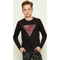 Koszulki dla chłopców - Guess Longsleeve Regular Fit - miniaturka - grafika 1