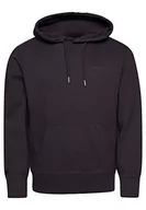 Bluzy męskie - Superdry Męska bluza z kapturem, Dark Slate Grey, 3XL - miniaturka - grafika 1