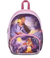 Plecaki szkolne i tornistry - Disney Mały plecak przedszkolny, WISH, fioletowy - boczne kieszenie na butelkę, kieszeń przednia, plecak przedszkolny dla dziewczynek - plecak szkolny dla dzieci - księżniczki Disney, Wielokolorowy, - miniaturka - grafika 1