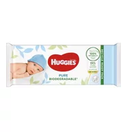 Chusteczki nawilżane - Huggies chusteczki nawilżane Pure Bio x 56 szt - miniaturka - grafika 1