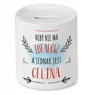 Skarbonki - Skarbonka Dla Celiny na Urodziny Imieniny Prezent z Nadrukiem ze Zdjęciem - miniaturka - grafika 1