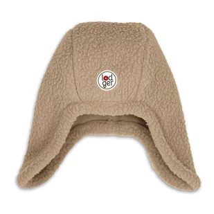 Czapeczka z polaru zimowa beżowa Teddy Fleece Beige 3-6 mies. - Szaliki i chustki dla dzieci - miniaturka - grafika 1