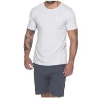 Piżamy damskie - Piżama męska z krótkimi spodenkami i krótkim rękawem szary Light Dreamy XL - miniaturka - grafika 1