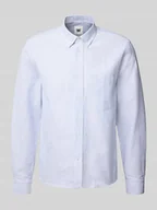 Koszule męskie - Koszula casualowa o kroju regular fit z kołnierzykiem typu button down model ‘Adam’ - miniaturka - grafika 1