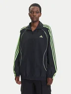 Bluzy damskie - adidas Bluza Teamgeist adicolor JY2585 Czarny Oversize - miniaturka - grafika 1