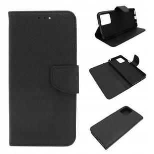 Etui do Motorola Moto G14 4G Fancy Diary czarne Obudowa Pokrowiec Case - Etui i futerały do telefonów - miniaturka - grafika 1