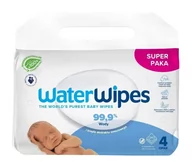 Chusteczki nawilżane - WaterWipes WaterWipes chusteczki - 4-pack 5Y41BG 5Y41BG SAM  SAM - miniaturka - grafika 1