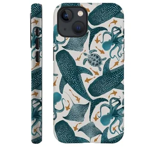 DAIZAG Etui kompatybilne z iPhone 14, ośmiornica żółw Manta Ray wieloryb etui na telefon iPhone 14 dla dziewcząt kobiet chłopców mężczyzn - Etui i futerały do telefonów - miniaturka - grafika 1
