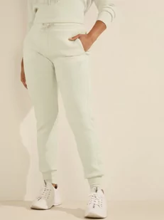 Damskie spodnie dresowe GUESS ALLIE SCUBA CUFF PANTS - Spodnie sportowe damskie - miniaturka - grafika 1
