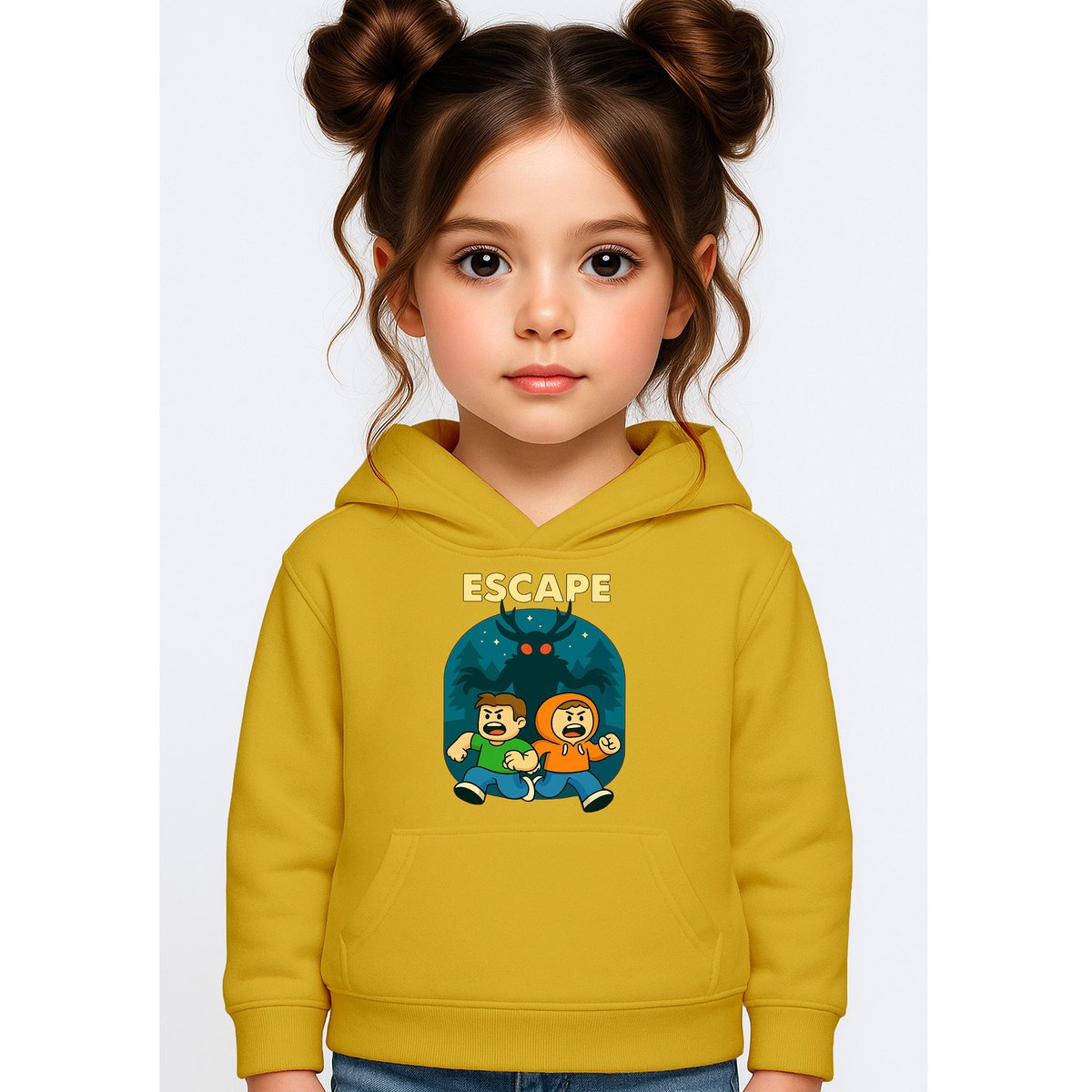 BLUZA DZIECIĘCA Z KAPTUREM 99 NOCY W LESIE ROBLOX 122-128 PREZENT