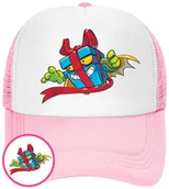 Czapki i chusty sportowe męskie - CZAPKA Z DASZKIEM SUPER ZINGS DLA DZIECI SIATKA RÓŻOWA BEJSBOLÓWKA - miniaturka - grafika 1