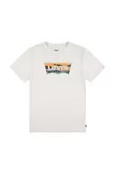 Koszulki dla chłopców - Levi's t-shirt bawełniany dziecięcy kolor beżowy z nadrukiem - miniaturka - grafika 1