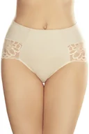Majtki damskie - Eldar Vita majtki korygujące koronkowe Beżowe 2XL - miniaturka - grafika 1