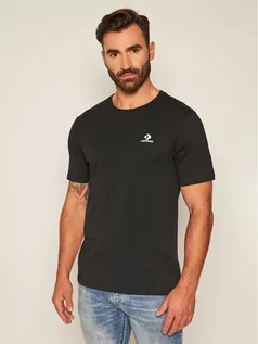Koszulki męskie - Converse T-Shirt Embroidered Star Chevron Tee 10020224-A02 Czarny Regular Fit - grafika 1