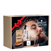 Zestawy kosmetyków męskich - Zestaw prezentowy ROOMCAYS - Olejek do brody, kartacz, ręcznik z logo - miniaturka - grafika 1