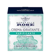 Kremy do twarzy - Acqua alle Rose, Oczyszczający nawilżający krem do twarzy z aktywnymi środkami ściągającymi róży Multiflora i niacynamid, idealny do skóry mieszanej lub tłustej, pomaga zwalczać tłustość i - miniaturka - grafika 1