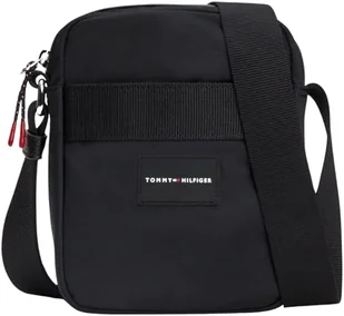 Tommy Hilfiger TH Func Nylon Mini Reporter, czarny, jeden rozmiar, Czarny, rozmiar uniwersalny - Torby męskie - miniaturka - grafika 1