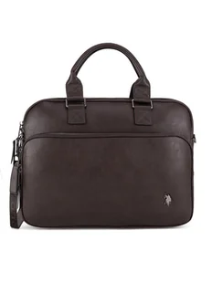 U.S. Polo Assn. Torba na laptopa BIUXT8471MVP Brązowy - Torby na laptopy - miniaturka - grafika 1