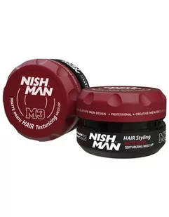 NISHMAN POMADA WOSKOWA MATUJĄCA M3 MESS UP 100ML - Pomada do włosów - miniaturka - grafika 1