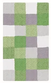 Dywaniki łazienkowe - Kleine Wolke Caro Dywan kąpielowy zielony 60x105 cm - miniaturka - grafika 1