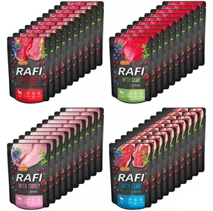 RAFI MIX smaków w saszetkach dla psa 40 x 300 g - Mokra karma dla psów - miniaturka - grafika 1