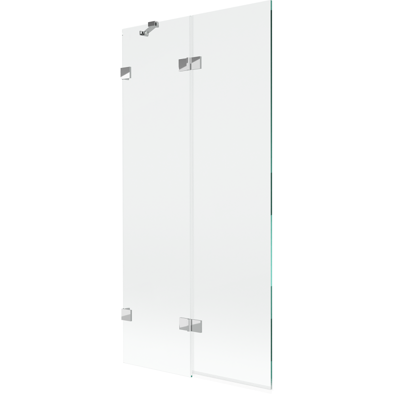 Mexen Lunar parawan nawannowy 2-skrzydłowy lewy 90 x 150 cm, transparent, chrom - 897-090-100-01-00-L