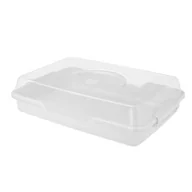 Pojemniki kuchenne - Pojemnik na ciasto COOKIE 43,5 x 29,5 cm biały - miniaturka - grafika 1