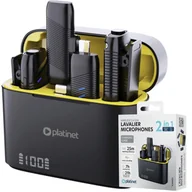 Mikrofony komputerowe - PLATINET WIRELESS LAVALIER MICROPHONE MIKROFON KOŁNIERZYKOWY DOUBLE SET [46294] - miniaturka - grafika 1