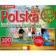 Puzzle - Demart Puzzle: Polska-kultura ludowa+atlas - miniaturka - grafika 1