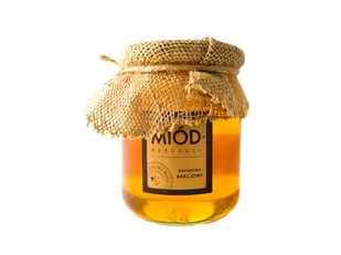 Miód Nektarowy Akacjowy 0,7Kg Łysoń - Miód - miniaturka - grafika 1