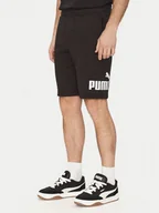 Spodenki damskie - Puma Szorty sportowe Ess 682596 Czarny Regular Fit - miniaturka - grafika 1