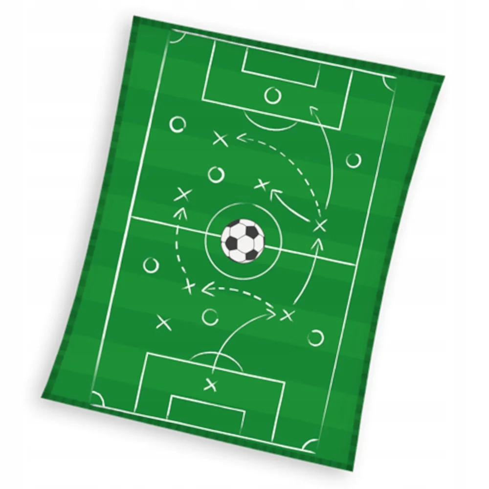 KOC CORAL MIĘKKI 130x170 ZIELONY SPORTOWY PIŁKA NOŻNA FOOTBALL BRAMKA GOL