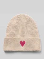 Czapki damskie - Czapka beanie z haftem model ‘MALIKA’ - miniaturka - grafika 1