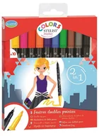 Zabawki kreatywne - Aladine Markery z dwiema końcówkami - miniaturka - grafika 1