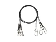 Inne akcesoria dla wędkarzy - 3x Przypon Savage Gear Black 7 30cm/11kg - miniaturka - grafika 1