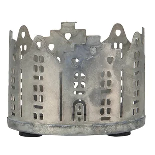 Świecznik Metal Na Tealight Kolor Cynk IB LAURSEN - Świeczniki - miniaturka - grafika 1