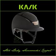 Kaski do jazdy konnej - Kask Sport Kask Star Lady Swarovski Carpet - KASK - czarny - roz. 55-56 - miniaturka - grafika 1