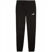 Dresy męskie - Spodnie Puma Ess No.1 Logo Slim M 682644 01 2 XL - miniaturka - grafika 1