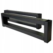 Meble modułowe i akcesoria - Nogi metalowe Do stołu Loft Industrial czarne 40x20 cm Profil 4x2 cm 2 szt - miniaturka - grafika 1