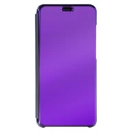 Etui i futerały do telefonów - Etui z klapką, lustrzane etui do Huawei P20, stojące etui – ciemnoniebieskie - miniaturka - grafika 1
